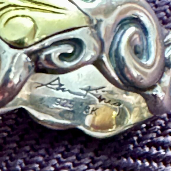 Stunning Ann King Lemon Quartz Sterling 18k G Womens ring size 6 never worn! - Picture 6 of 10